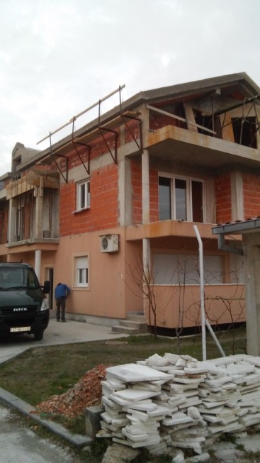 Start of installation of water and heating systems
